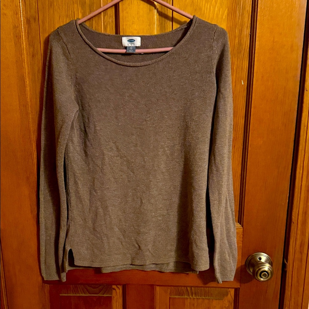 Old Navy Women's Long Sleeve Brown Top